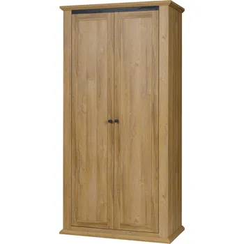 Obývací stěna Kombinovaná skříň MZ2, dub grand, LEON