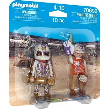 Stavebnice Playmobil PLAYMOBIL® 70692 DuoPack Kaskadérská show - Kaskadér a fanoušek