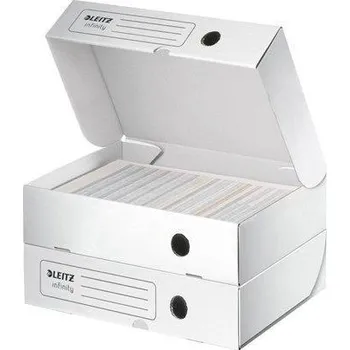 Archivační box Speciální horizontální archivační krabice Leitz Infinity 80 mm, Bílá