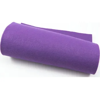 Látková dekorační plsť - fialová