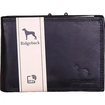 Peněženka Ridgeback Kožená pánská peněženka JBNC 40 MN ČERNÁ, s ochranou RFID