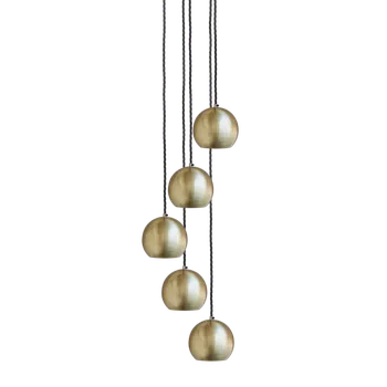 Mosazné starobylé svítidlo v novém kabátě