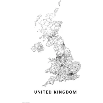 Plakát Plakát, Obraz - Spojené království black & white