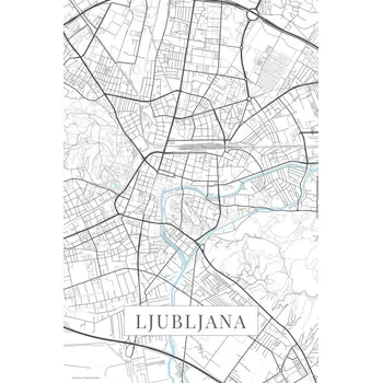 Plakát Plakát, Obraz - Lublaň white