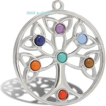Přívěsek Čakrový přívěšek Strom života s korálky