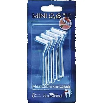 Mezizubní kartáček TETA mezizub kart 0,6mm mini (8ks/bli)