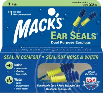 Špunt do uší Mack's Ear Seals lamelové špunty do uší