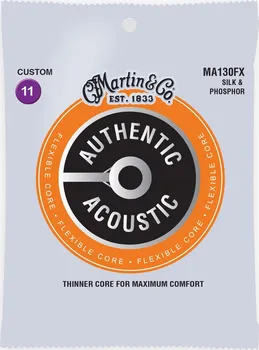 Struna pro kytaru a smyčcový nástroj Martin SP Flexible Core Silk & Phosphor Custom 11