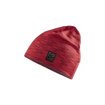 Čepice Čepice CRAFT Microfleece Ponytail Červená r.20