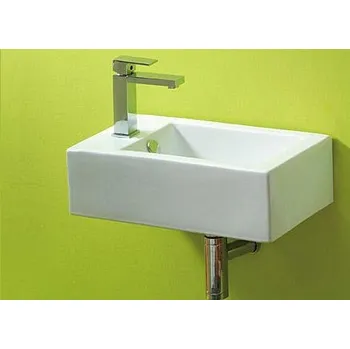 Umyvadlo umývátko Quadra mini 500x250x144 mm, s otvorem pro baterii VLEVO (bss4127P)