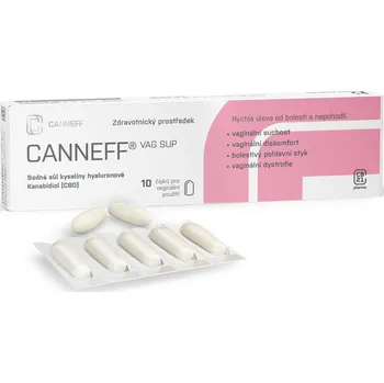 Canneff VAG SUP vaginální čípky 10 ks