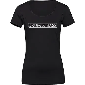 Dámské tričko Dámské tričko DNB Minimalistic Velikost: M, Barva: Černá - Design 1