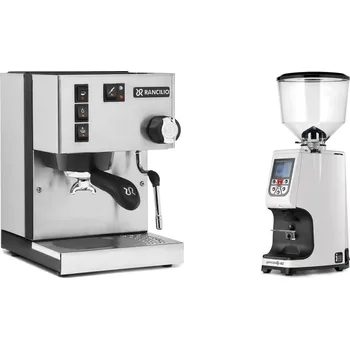 Kávovar Rancilio Silvia BC + Eureka Atom Specialty 65, white