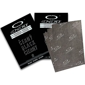 Barevný papír Concorde Uhlový papír A4 50 listů černý