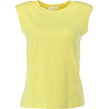 Bluoltre Dj72369A tričko s ramenními vycpávkami barva: žlutá, Velikost: S/M