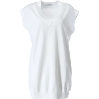 Dámské šaty Momo 8379 teplakové Šaty Itálie barva: bílá, Velikost: Univerzální