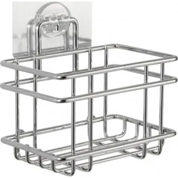 Samolepicí košík do kuchyně Compactor Bestlock Magic systém bez vrtání, chrom RAN6973