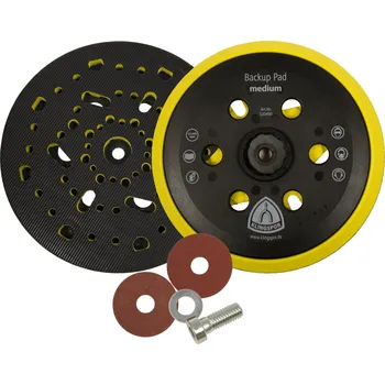 Brusný kotouč Podložný talíř s multiděrováním pro excentrické brusky, hst 555, 150/m8/středně tvrdý