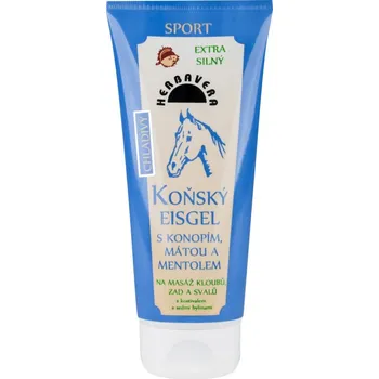 Masážní přípravek Herbavera koň.balzám 200ml máta/men