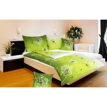 Povlečení České povlečení Zelená pampeliška 70x90/140x220