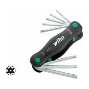 Klíč Sklopný držák pocketstar pro torx s otvorem, 8dílný, wiha, 25130 (363trp)