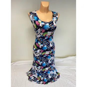 Dámské šaty Šaty bez rukávů KRULA, Barva Jako na obrázku 2, Velikost XXL 48, Materiál 96% Viskoza 4% Lycra