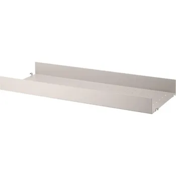 police String Police String Metal Shelf High Edge 78 x 30, beige