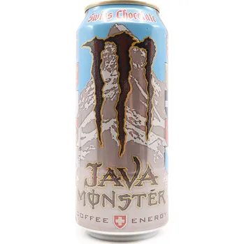 Monster Java Swiss Chocolate 443 ml Energetický nápoj Monster Java Swiss Chocolate 443 ml