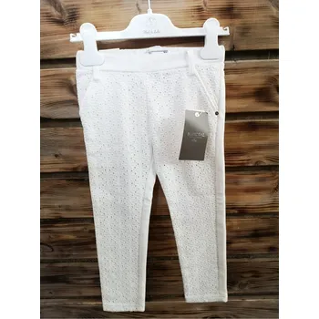 Dětská móda Dívčí luxusní kalhoty Mayoral 3524 smetanové Rozměr: 104