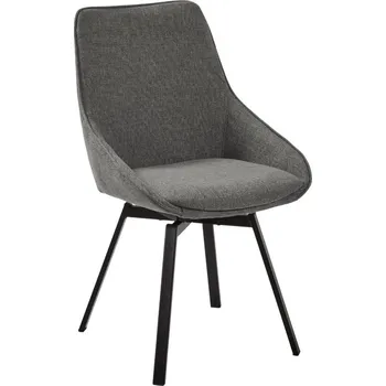 Jídelní židle Tmavě šedá otočná jídelní židle Kave Home Jenna