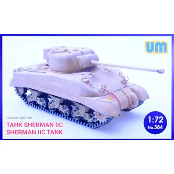 Plastikový model Unimodel 1/72 Sherman IIC Medium Tank