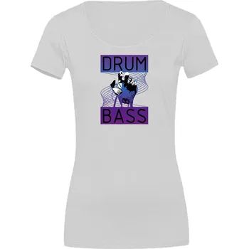 Dámské tričko DNB tričko dámské "CyberTouch" Velikost: XS, Barva: Bílá