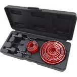 EXTOL vrtáky vykružovací korunkové, 12průměrů Ř19-76mm (8801606)