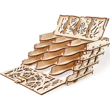 Dřevěná hračka Ugears 3D dřevěné mechanické puzzle Kazeta na sběratelské karty