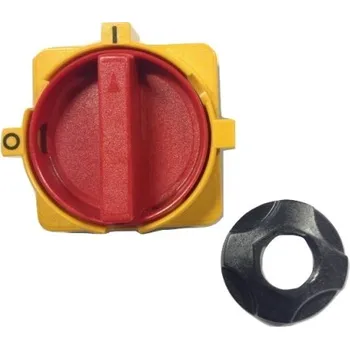 Stykač Páka ručního pohonu uzamykatelná KATKO LK2/OK2 červeno/žlutá