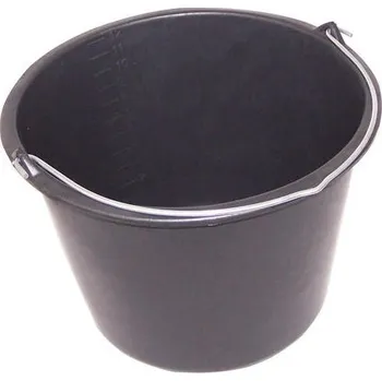 Zednická nádoba Vědro stavební plastové s nálevkou 15 l