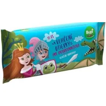 Dětský vlhčený ubrousek BUPI Kids Vlhčené utěrky 15 ks