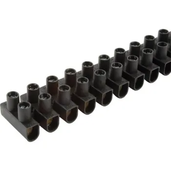 Elektronická součástka Electro Terminal Svorkovnice lámací EKL 2 12x2,5-10mm2, černá (čokoláda) 1001050