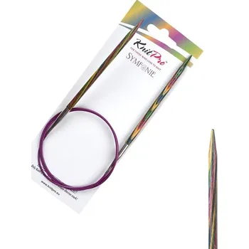 Jehlice KnitPro Symfonie kruhové fixní jehlice 5mm 80cm (KnitPro Symfonie kruhové jehlice 5mm 80cm)