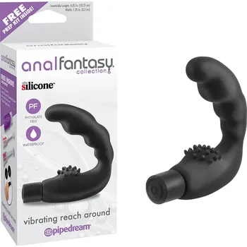 Vibrátor Silikonový vibrátor na prostatu Reach Around