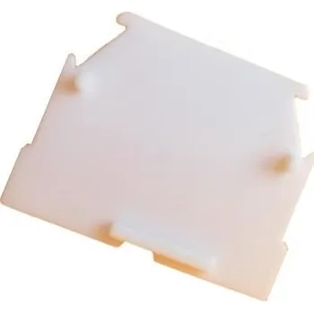 Přepážka koncová Elektro Bečov RSA 2,5 A bílá B621111