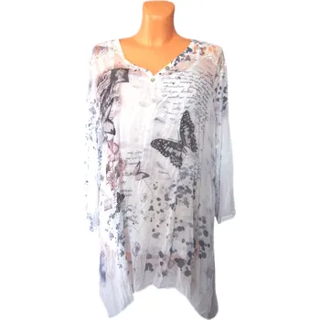 Dámská halenka Dámská košilová halenka Jeannine Barva: Tmavě modrá, Velikost: Univerzální