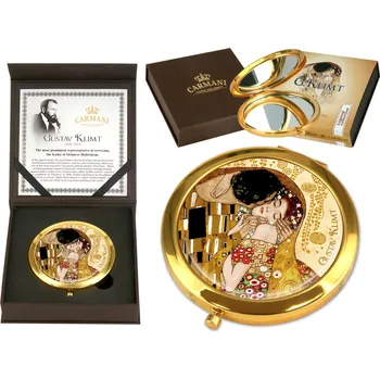 Kosmetické zrcátko Carmani® Carmani - Kosmetické zrcátko G. Klimt Polibek - 7 cm