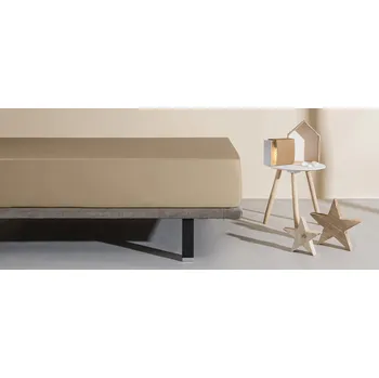 Chránič matrace Velfont Aura nepropustné prostěradlo třívrstvé - písková na matraci: 140 x 200 cm