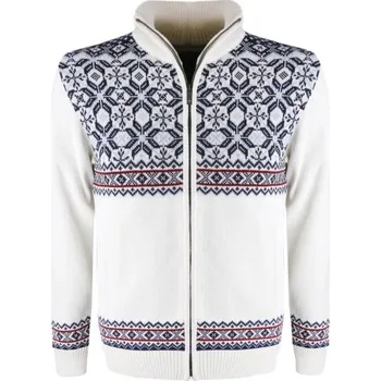 Pánský svetr Kama Merino svetr 4096 101 - přírodně bílá L