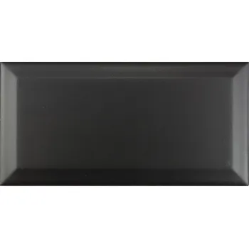 Dlažba Retro Wall Negro Mate - obkládačka 10x20 černá matná 17439