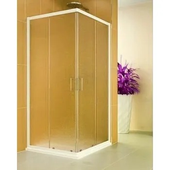 ROSS Sprchová čtvercová zástěna LIFE 90 bezpečnostní sklo grape 5 mm
