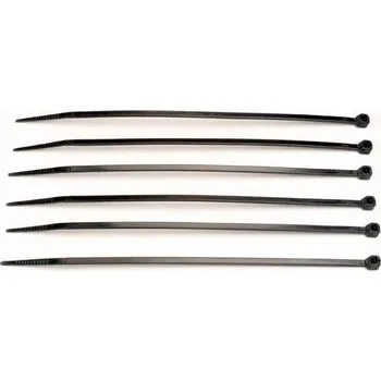 RC náhradní díl Traxxas Traxxas nylonové pásky střední černé (6)