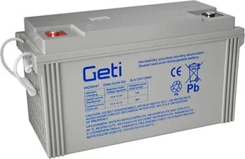 Trakční baterie Geti gelová baterie 12V 120Ah