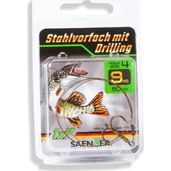 Nástraha Saenger lanko s trojháčkem vel. 1/0, 15 kg/60 cm